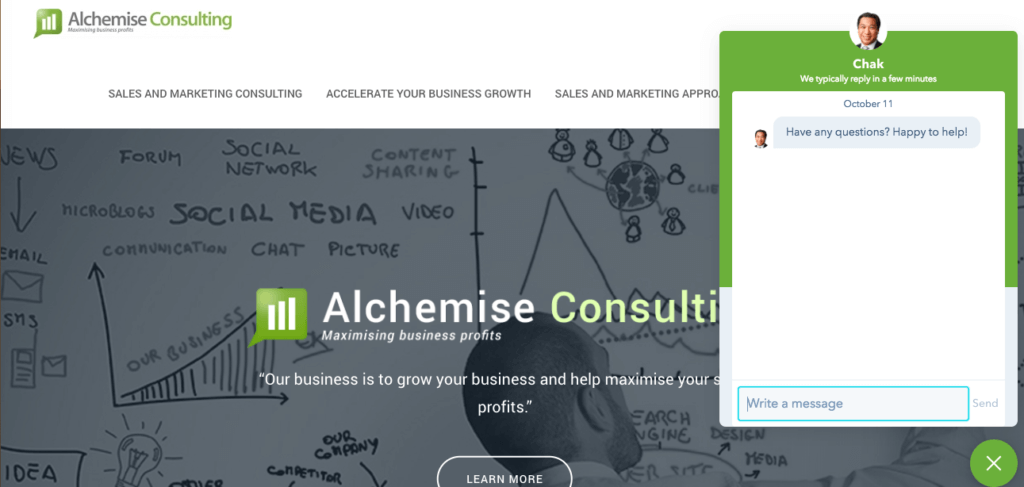 live-chat-alchemise-consulting
